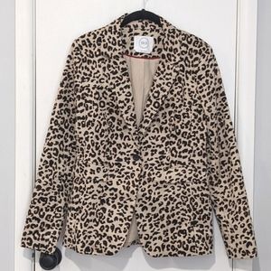 1901 Leopard Print Blazer